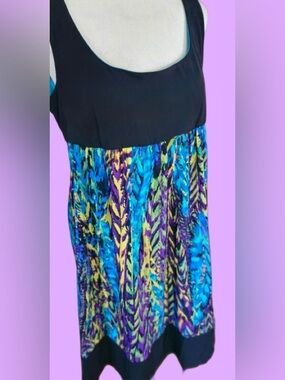 Ronni Nicole Multicolor Patterned Dress size 12